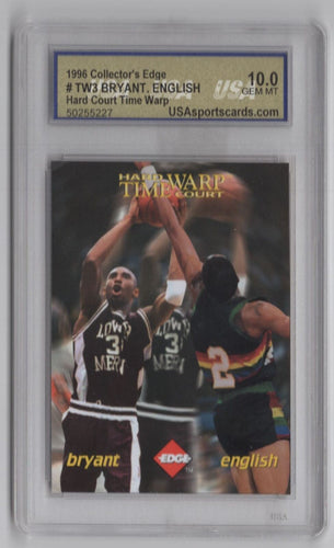 1996-97 Collector's Edge Hard Court Time Warp Kobe Bryant/Alex English #TW3 RC