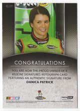 Load image into Gallery viewer, 2012 Press Pass Authentics Danica Patrick red ink #RS-DP1 Auto 20/20 Redline