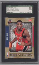 Load image into Gallery viewer, 2007-08 Fleer Rookie Sensations Gred Oden #RS-1 SGC 10 Portland Trail Blazers