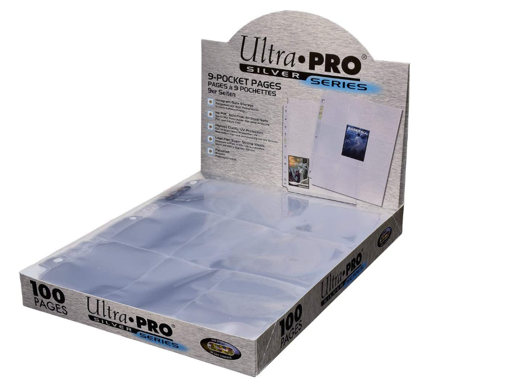 9-Pocket Ultra Pro Silver Pages (100 t)
