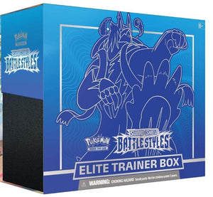 Pokémon TCG: Sword & Shield-Battle Styles Elite Trainer Box (Rapid Strike Urshifu) Blue