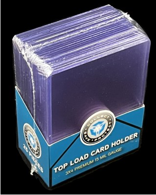 Top Loaders (PREMIUM) 3x4 (25ct pack)