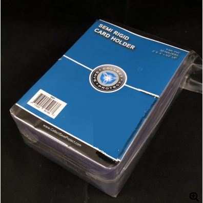 Semi Rigid Card Holder (50 ct) Collect*Save*Protect