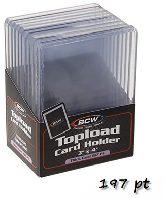 Top Loaders (197pt) 3x4 (10ct pack)