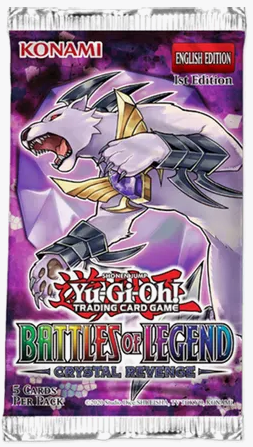 YuGiOh!: Battles of Legend Crystal Revenge Booster Pack